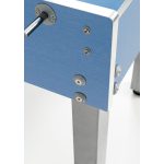 Garlando csocsóasztal G-500 kültéri, kék, normál rudazattal, 5'-ös méret