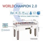 Garlando csocsóasztal ITSF World Champion 2.0, normál rudazat, zsetonos érmevizsgálóval