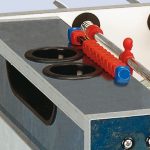 Garlando csocsóasztal Deluxe Outdoor kültéri, normál, zsetonos érmevizsgálóval, 5'-ös méret