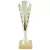 Darts serleg, sport dizájn 2, márvány talpon, ezüst színben, 34,5 cm magas