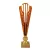 Darts serleg, sport dizájn, márvány talpon, bronz színben, 31,5 cm magas