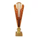 Darts serleg, sport dizájn, márvány talpon, bronz színben, 31,5 cm magas