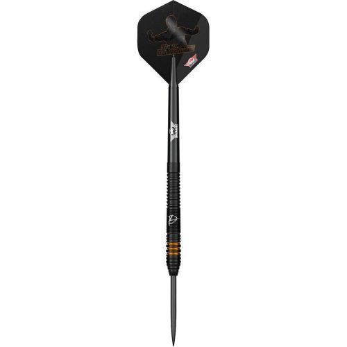 ÉRTÉKCSÖKKENTETT Darts szett Bull's steel Dirk van Duijvenbode E2 24g, 90% wolfrám