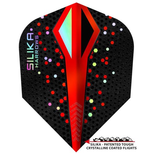 Dart toll Harrows Silika Colourshift, piros, standard No6 100 mikron