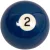 Golyó színes 2-es , 57,2 mm (Aramith)