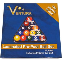 Golyókészlet VENTURA Laminated Pro 57,2 pool