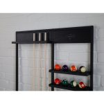 Dákótartó állvány Harlem 6 dákóhoz fekete fali