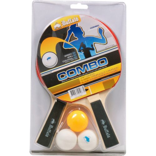 Pingpong ütő szett 3 db labdával Buffalo Bat Combo