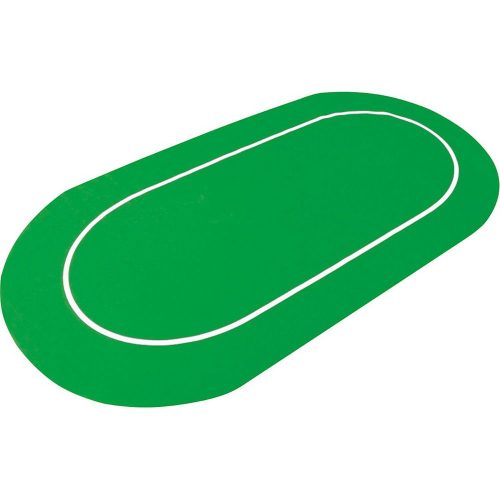 PÓKER asztalterítő gumírozott, 180×90 cm, zöld