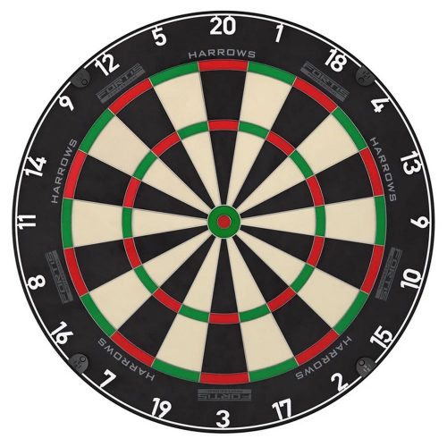Darts tábla, Harrows Fortis, élezett dróttal, verseny minőségű, sisalból