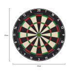 Darts tábla, Harrows Fortis, élezett dróttal, verseny minőségű, sisalból