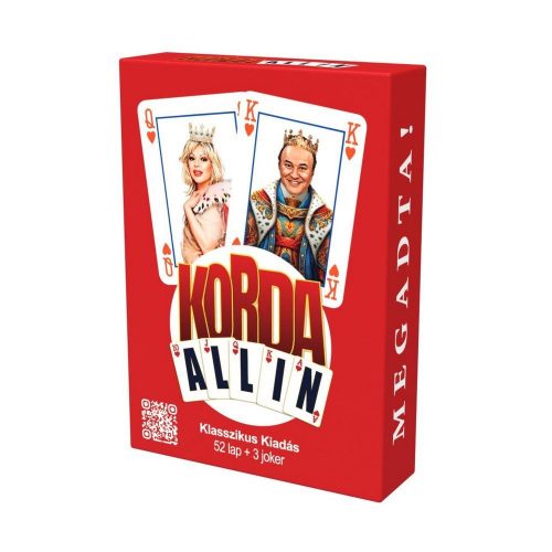 KORDA ALL IN – Klasszik Francia kártya (52lap+3Joker)