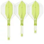 Darts tollszár hosszú L-Style L-System L1 330, neon citromsárga 49mm
