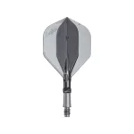Darts tollszár rövid L-Style L-System L1 190, átlátszó fekete 35mm
