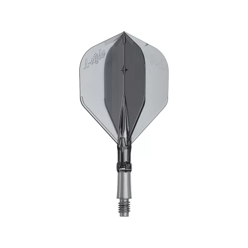 Darts tollszár rövid L-Style L-System L1 190, átlátszó fekete 35mm