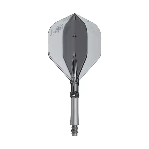Darts tollszár közepes L-Style L-System L1 260, átlátszó fekete 42mm