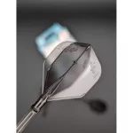 Darts tollszár közepes L-Style L-System L1 260, átlátszó fekete 42mm