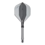 Darts tollszár hosszú L-Style L-System L1 330, átlátszó fekete 49mm