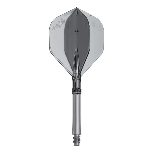 Darts tollszár hosszú L-Style L-System L1 330, átlátszó fekete 49mm