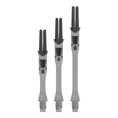 Dart szár L-Style Silent Slim elforgós, átlátszó fekete, 37mm