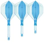 Darts tollszár közepes L-Style L-System L1 260, átlátszó kék 42mm