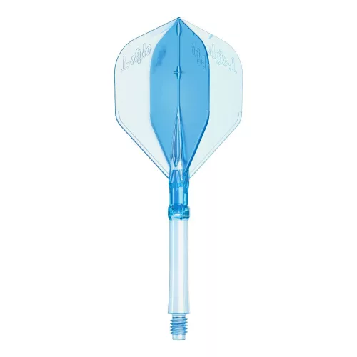 Darts tollszár hosszú L-Style L-System L1 330, átlátszó kék 49mm