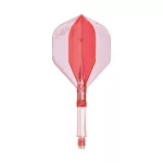 Darts tollszár közepes L-Style L-System L1 260, átlátszó piros 42mm