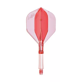   Darts tollszár közepes L-Style L-System L1 260, átlátszó piros 42mm