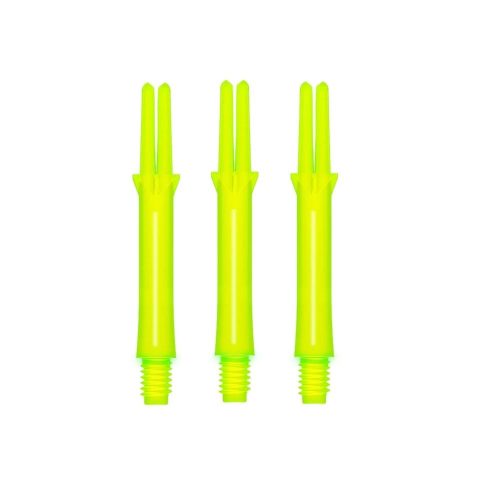 Dart szár közepes L-Style Locked Straight neon citromsárga, 42mm