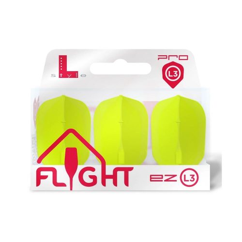 Dart toll L-Style L3 Shape EZ Neon Sárga integrált szorítógyűrűvel