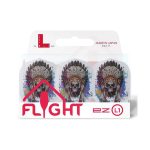 Dart toll L-Style L1EZ Chief Skull, átlátszó fehér