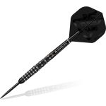 Dart szett Mission steel Kuro 22g, black, M3, rear iso-grip, 95% wolfram