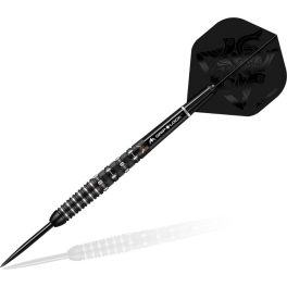 Dart szett Mission steel Kuro 22g, black, M3, rear iso-grip, 95% wolfram