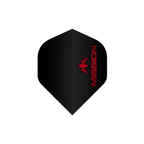 Darts toll Mission Logo piros, No2 100 mikron