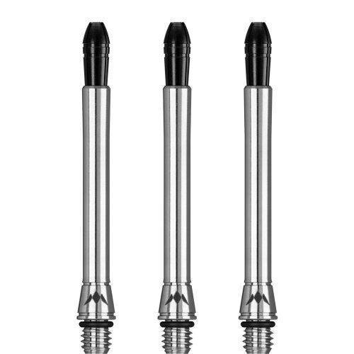 Dart szár hosszú Mission Titan Fox titanium, ezüst színben fekete cserélhető toppal 35mm