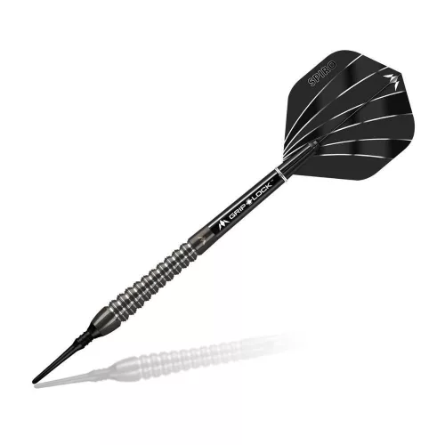 Dart szett Mission soft Spiro 20g, M1, straight, 90% wolfram