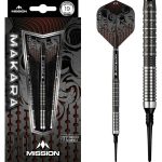 Dart szett Mission soft Makara M1, 19g straight, 90% wolfram