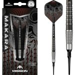 Dart szett Mission soft Makara M2, 18g tapered, 90% wolfram