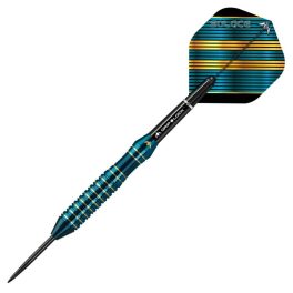 Dart szett Mission steel Solace M1, 22g brass, kékesszöld