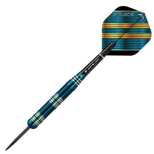 Dart szett Mission steel Solace M2, 23g brass, kékesszöld