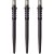 Darts fémhegy Mission Sniper Micro Grip, 28mm fekete-ezüst