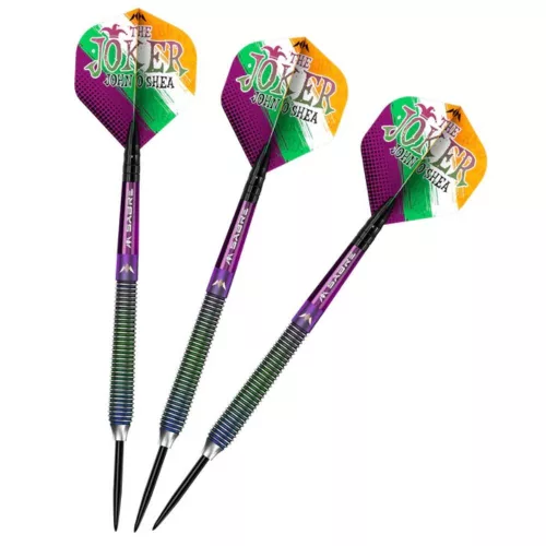 Dart szett Mission steel John O Shea The Joker, Coral PVD 22g, 95% wolfram (készlet erejéig)