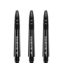 Darts szár közepes Mission Sabre fekete fém toppal 40mm