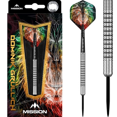 Dart szett Mission steel Dominik Grüllich 23,5g, 95% wolfram