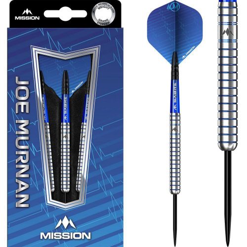 Dart szett Mission steel Joe Murnan Electro Blue 24g, 90% wolfram