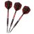 Dart szett Mission steel Darryl Fitton Black-Red Electro 22g, 95% wolfram