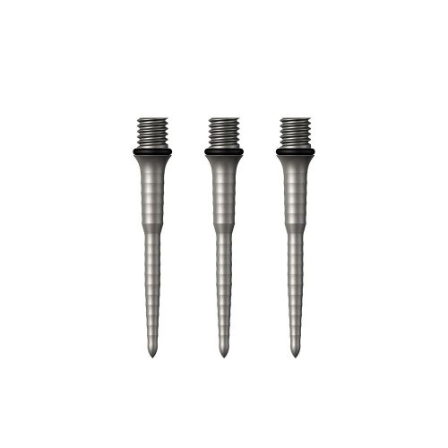 Darts cserélhető fémhegy Mission Ripple 26mm ezüst