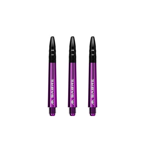 Darts szár közepes+ Mission Sabre lila fém toppal 44,5mm