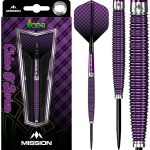 Dart szett steel Mission Chloe OBrien Electro Purple 23g 95% wolfram