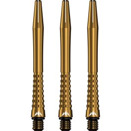 Darts szár hosszú Mission Atom13 aluminium, arany 47mm
